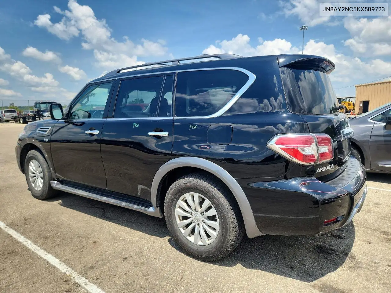 2019 Nissan Armada Sv VIN: JN8AY2NC5KX509723 Lot: 60739266