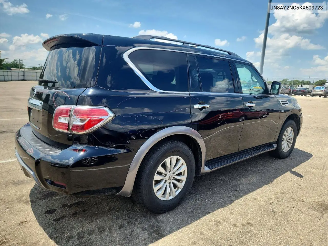 2019 Nissan Armada Sv VIN: JN8AY2NC5KX509723 Lot: 60739266