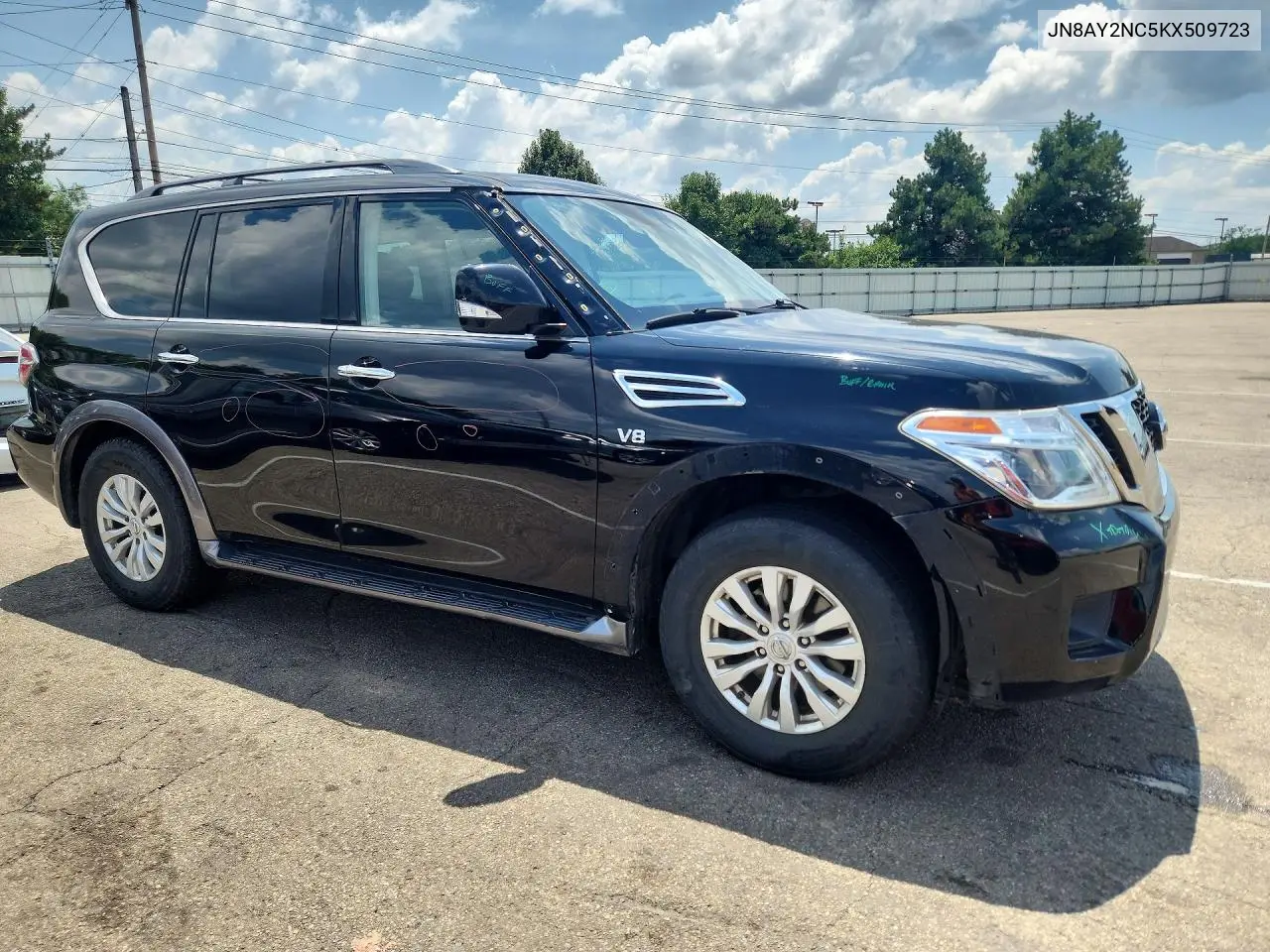 2019 Nissan Armada Sv VIN: JN8AY2NC5KX509723 Lot: 60739266