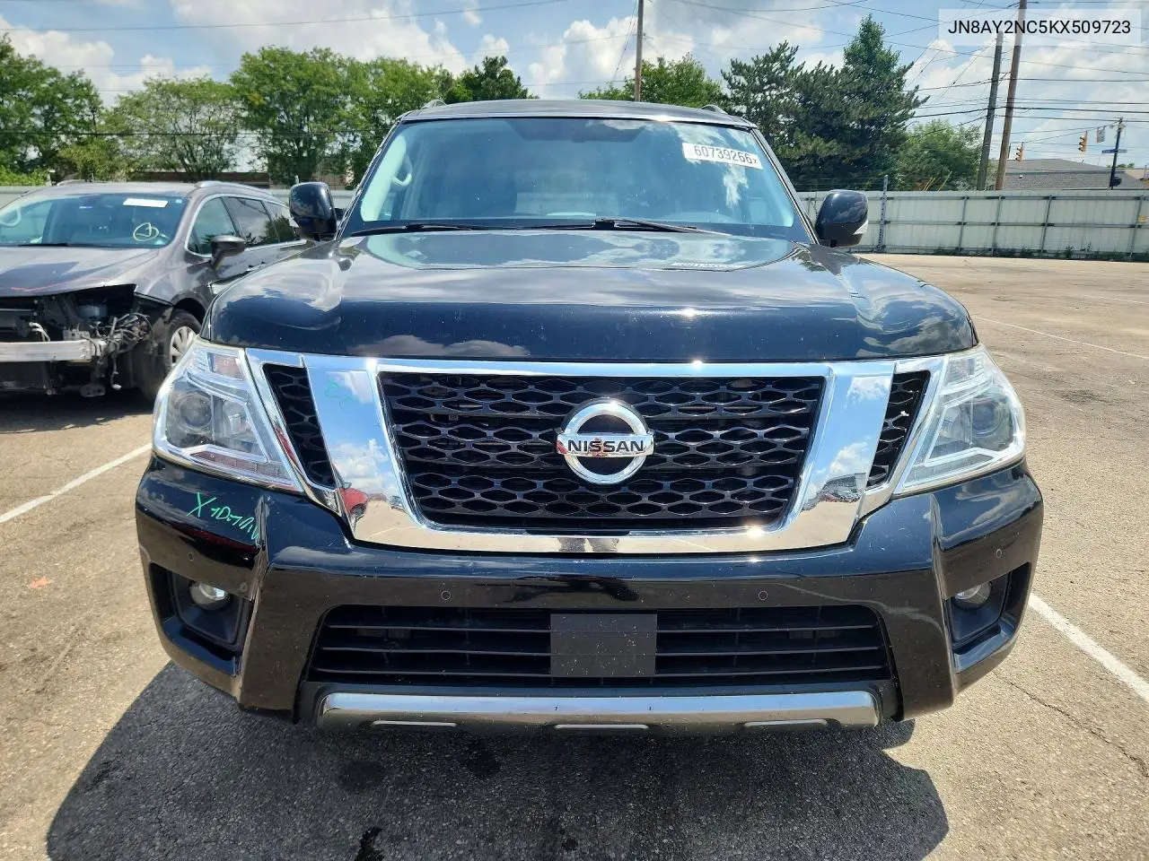 2019 Nissan Armada Sv VIN: JN8AY2NC5KX509723 Lot: 60739266