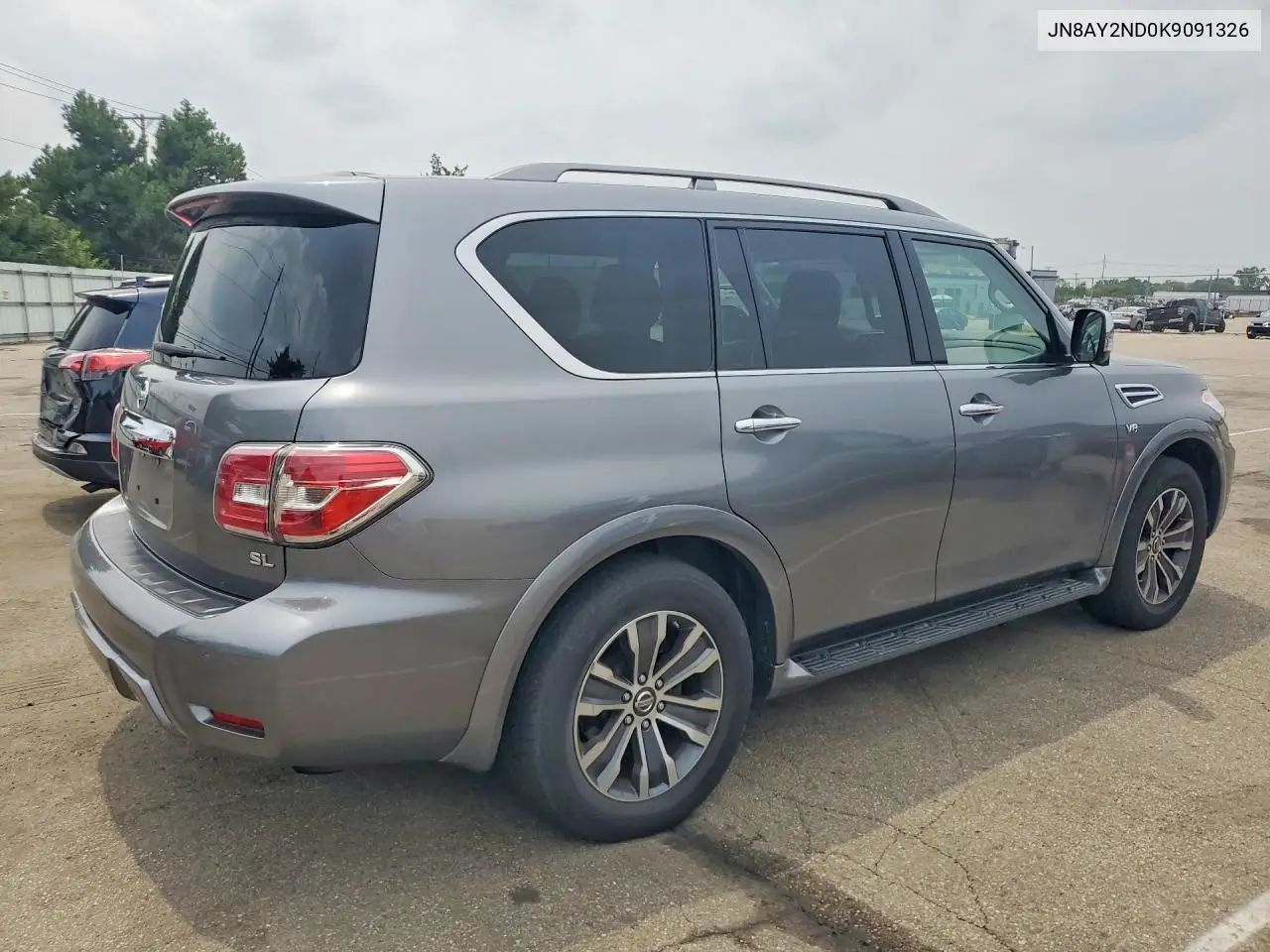 2019 Nissan Armada Sl VIN: JN8AY2ND0K9091326 Lot: 61426846
