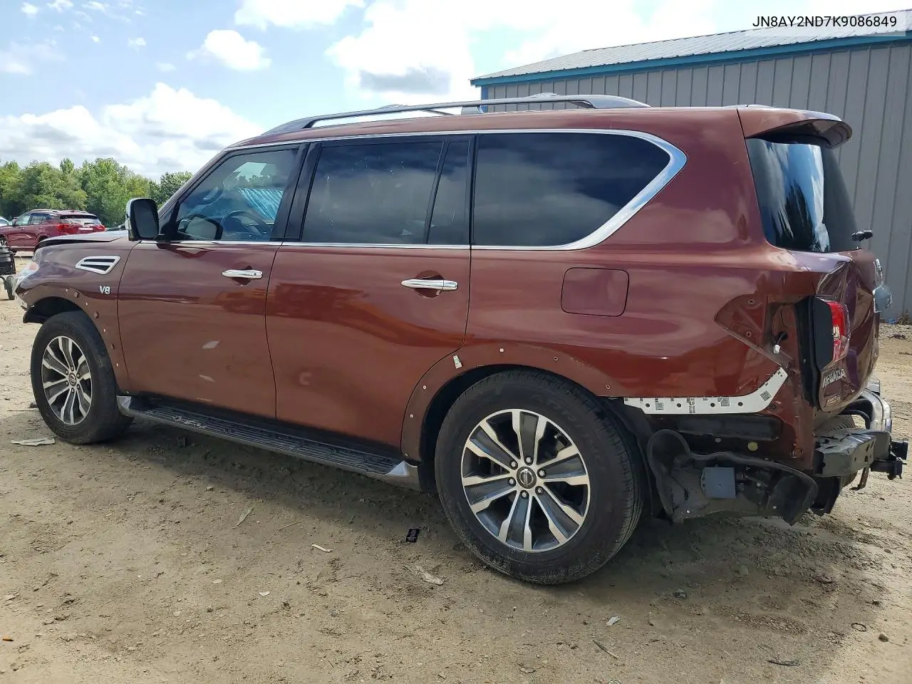 2019 Nissan Armada Sl VIN: JN8AY2ND7K9086849 Lot: 61485946