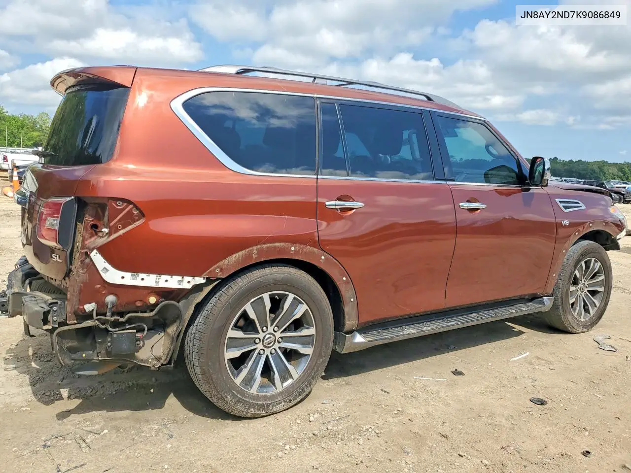 2019 Nissan Armada Sl VIN: JN8AY2ND7K9086849 Lot: 61485946