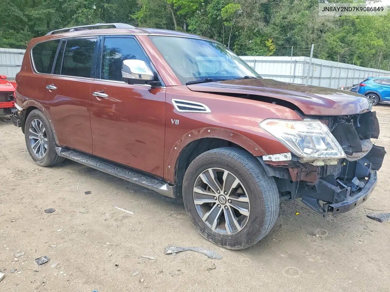 2019 Nissan Armada Sl VIN: JN8AY2ND7K9086849 Lot: 61485946