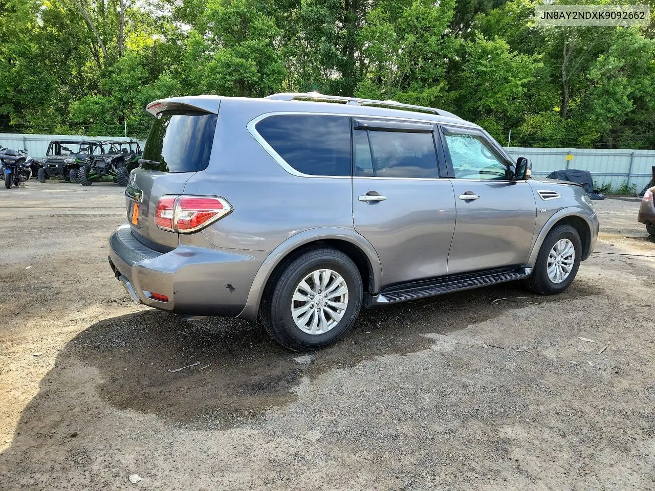 2019 Nissan Armada Sv VIN: JN8AY2NDXK9092662 Lot: 61740906