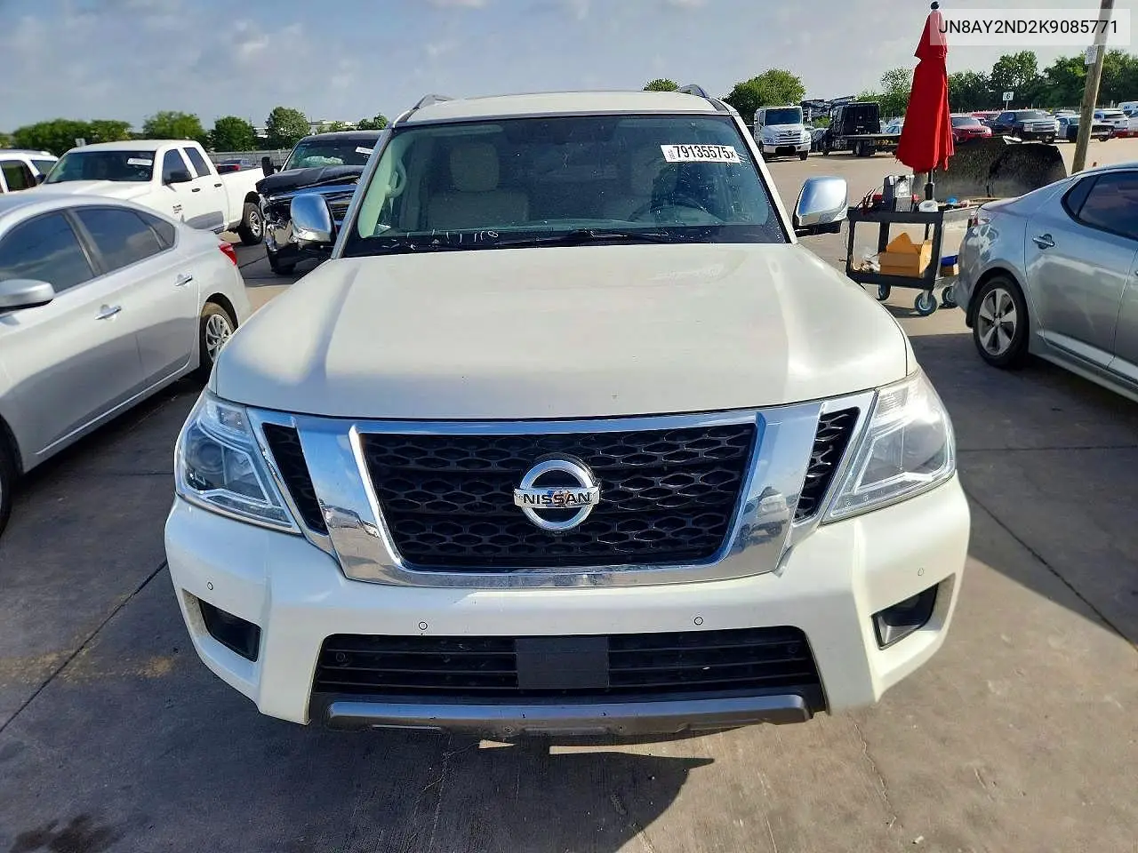 2019 Nissan Armada Sl VIN: JN8AY2ND2K9085771 Lot: 79135575