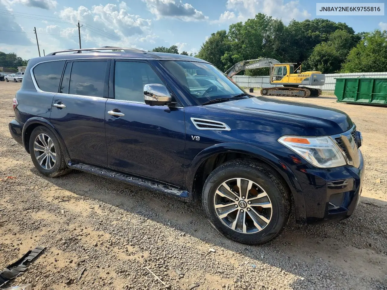 2019 Nissan Armada Platinum VIN: JN8AY2NE6K9755816 Lot: 85963115