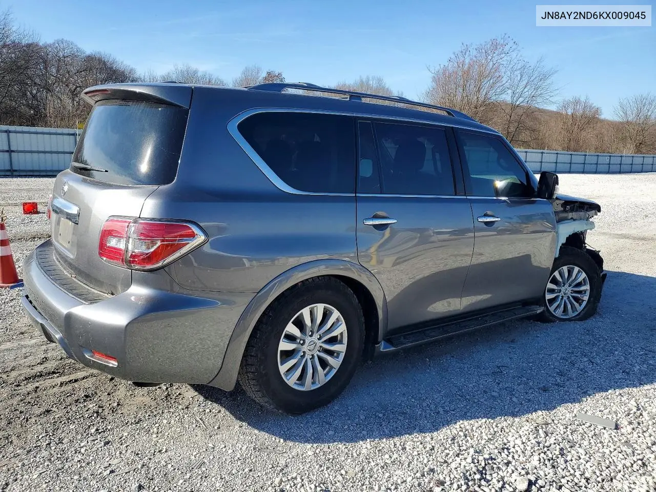 JN8AY2ND6KX009045 2019 Nissan Armada Sv