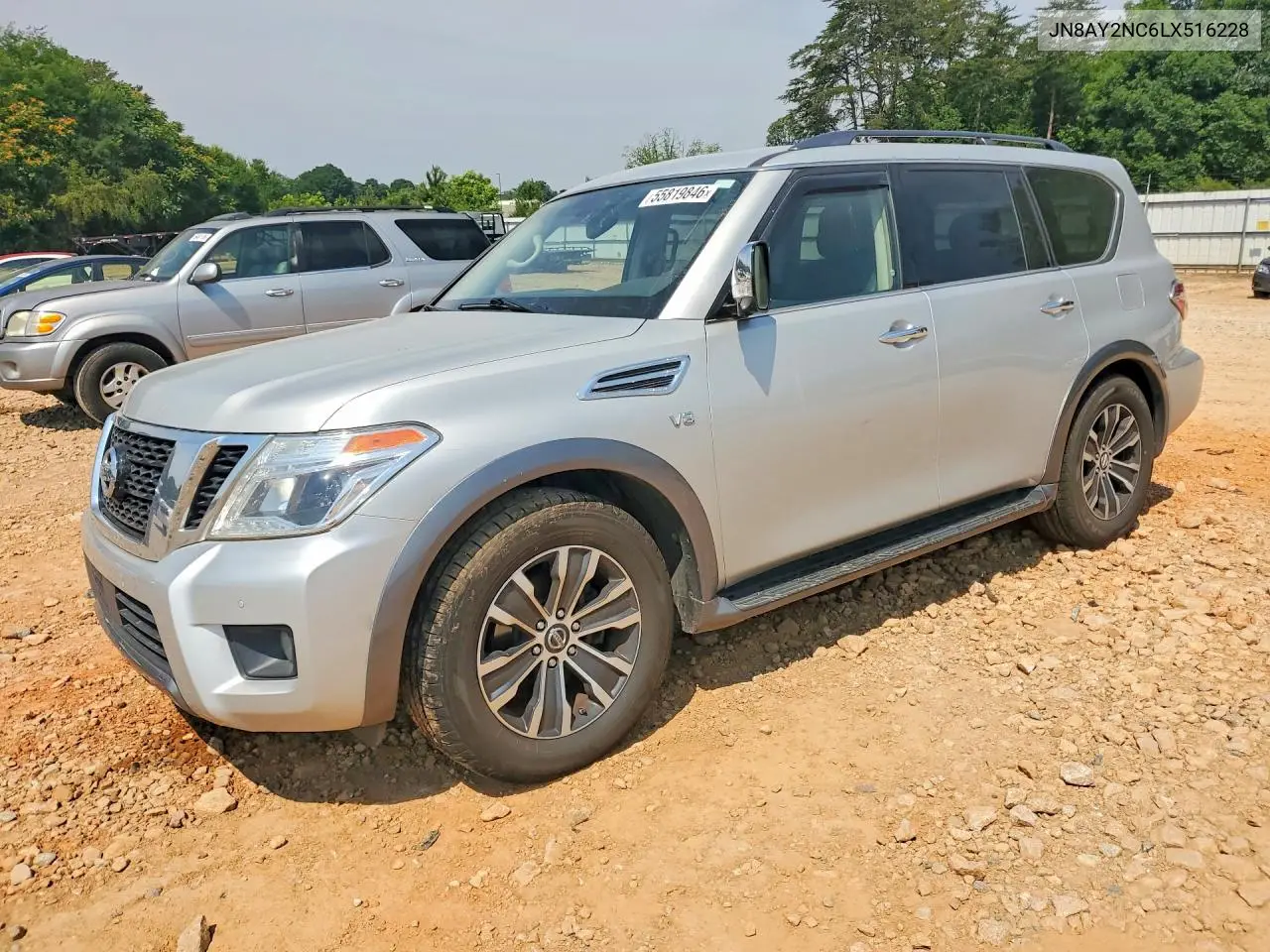 2020 Nissan Armada VIN: JN8AY2NC6LX516228 Lot: 55819846