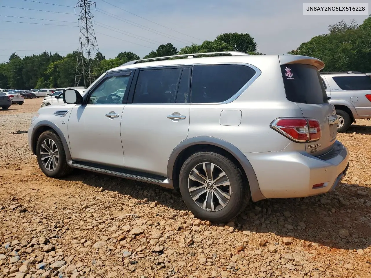 2020 Nissan Armada VIN: JN8AY2NC6LX516228 Lot: 55819846