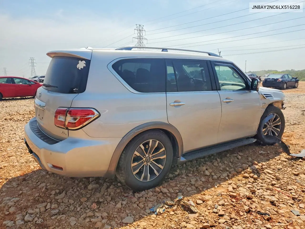 2020 Nissan Armada VIN: JN8AY2NC6LX516228 Lot: 55819846