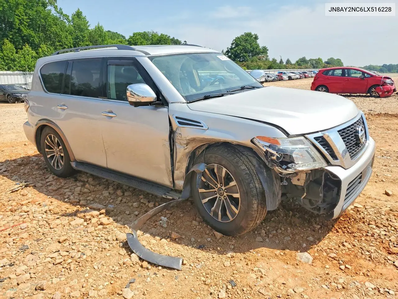 2020 Nissan Armada VIN: JN8AY2NC6LX516228 Lot: 55819846