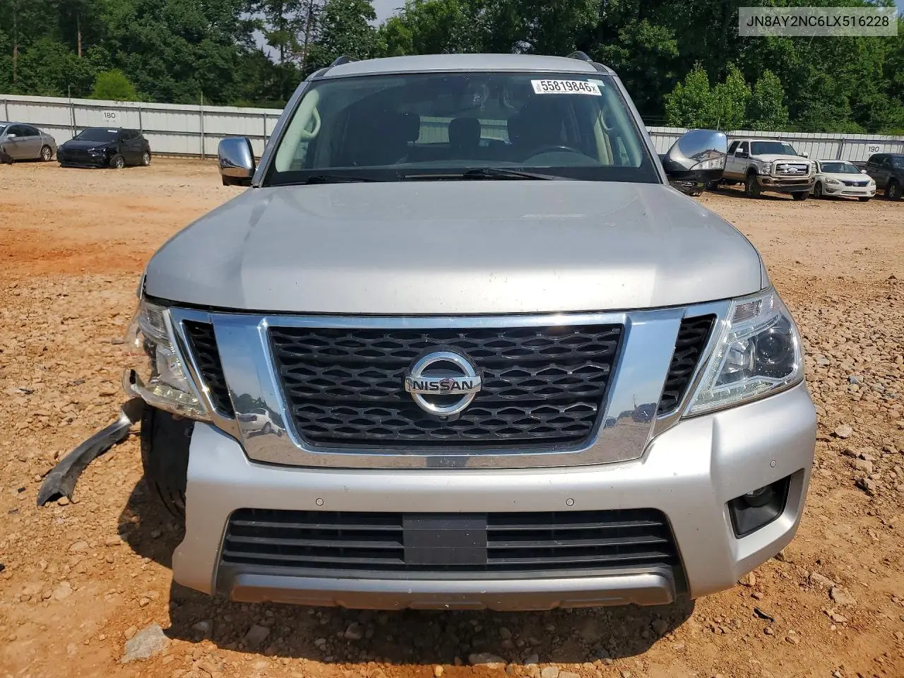 2020 Nissan Armada VIN: JN8AY2NC6LX516228 Lot: 55819846