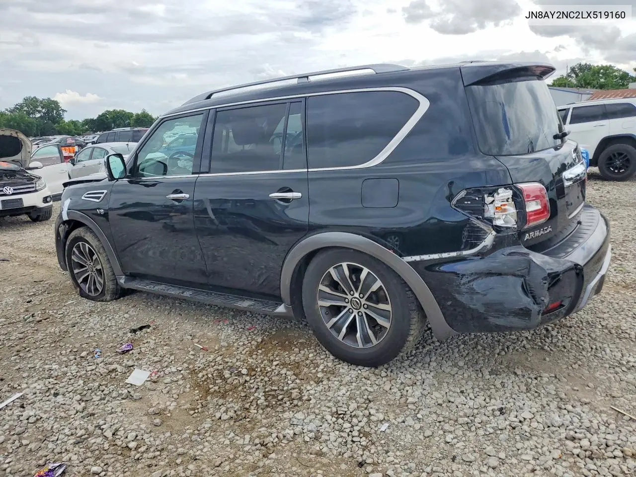 2020 Nissan Armada Sl VIN: JN8AY2NC2LX519160 Lot: 56800366