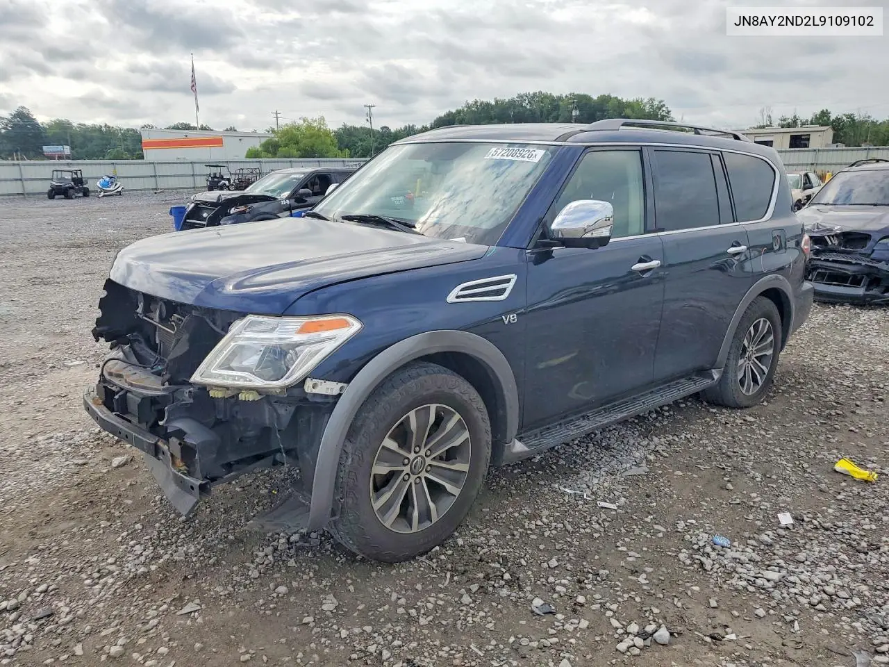 2020 Nissan Armada Sl VIN: JN8AY2ND2L9109102 Lot: 57208926