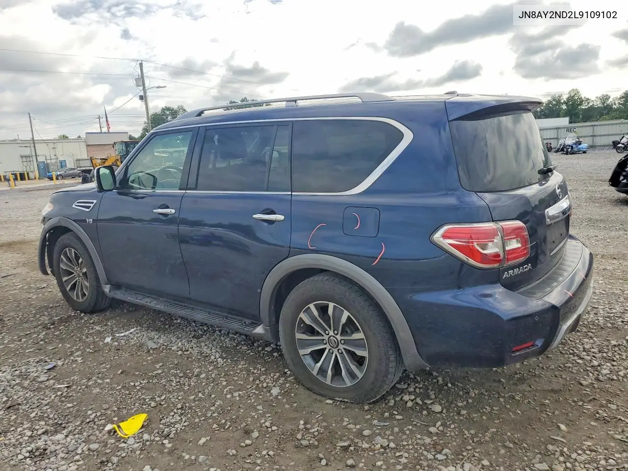 2020 Nissan Armada Sl VIN: JN8AY2ND2L9109102 Lot: 57208926
