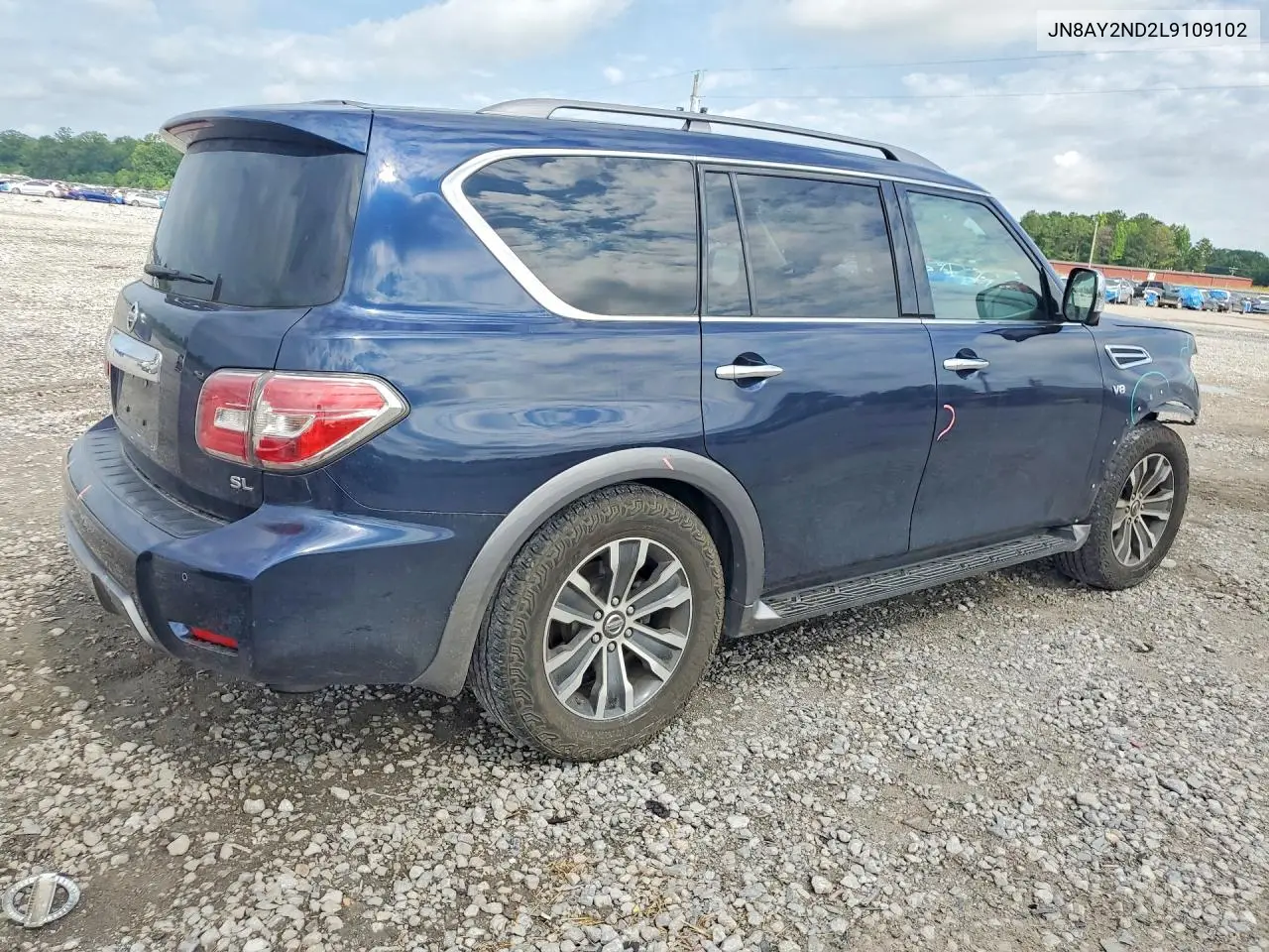 2020 Nissan Armada Sl VIN: JN8AY2ND2L9109102 Lot: 57208926