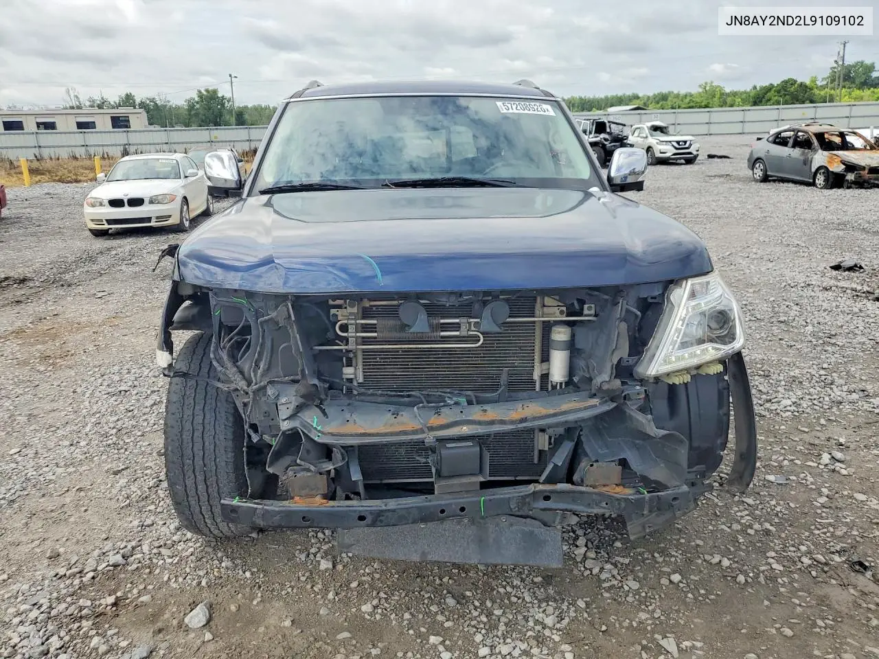 2020 Nissan Armada Sl VIN: JN8AY2ND2L9109102 Lot: 57208926