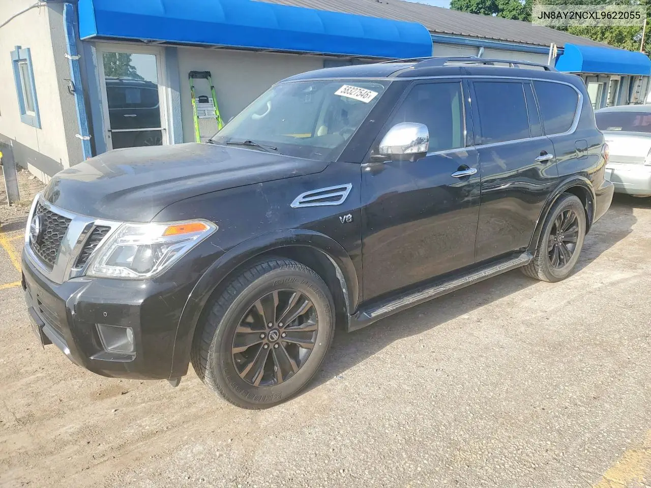 2020 Nissan Armada Platinum VIN: JN8AY2NCXL9622055 Lot: 58327546