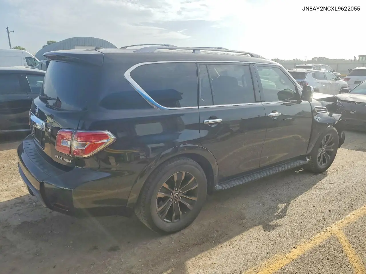 2020 Nissan Armada Platinum VIN: JN8AY2NCXL9622055 Lot: 58327546