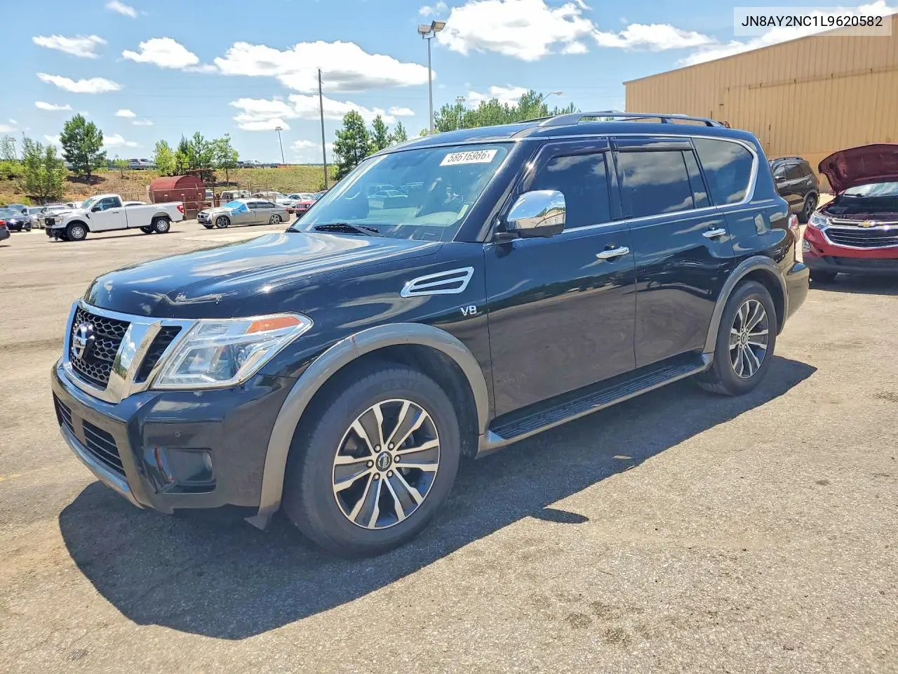 2020 Nissan Armada Sl VIN: JN8AY2NC1L9620582 Lot: 58616986