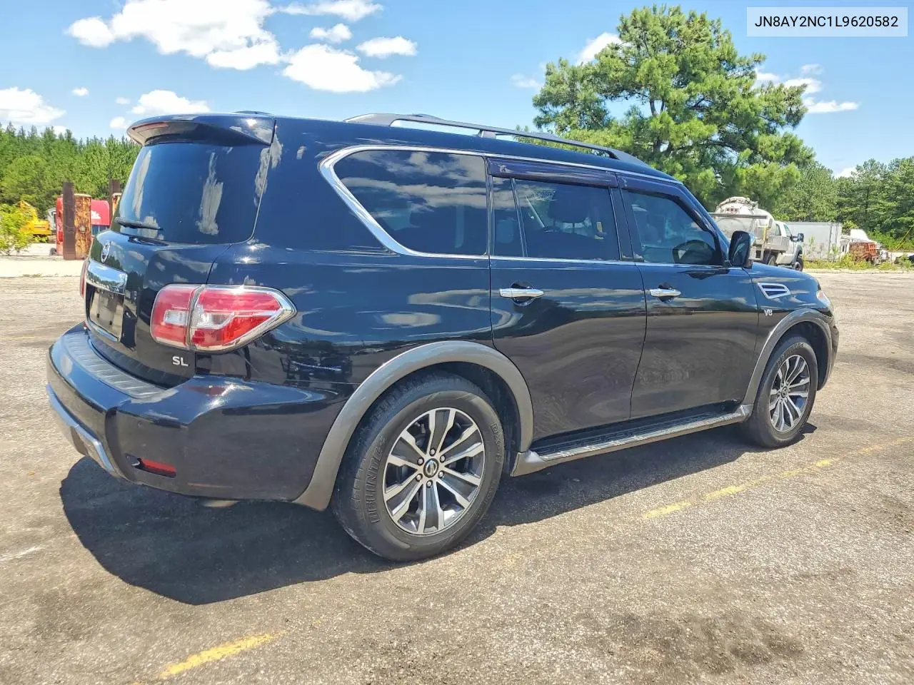 2020 Nissan Armada Sl VIN: JN8AY2NC1L9620582 Lot: 58616986