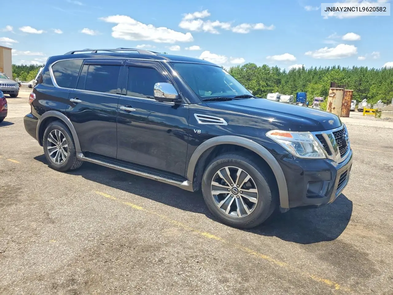 2020 Nissan Armada Sl VIN: JN8AY2NC1L9620582 Lot: 58616986