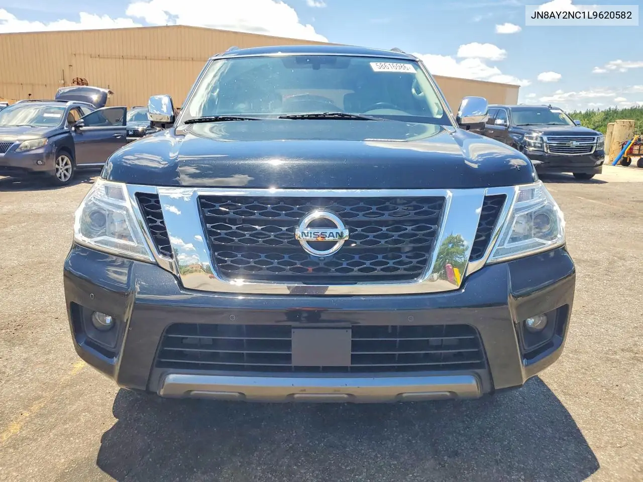 2020 Nissan Armada Sl VIN: JN8AY2NC1L9620582 Lot: 58616986