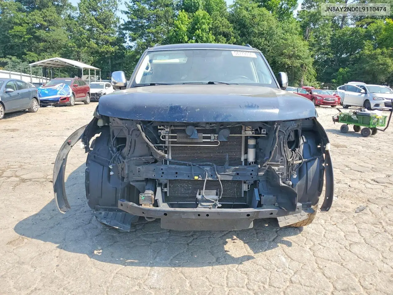 2020 Nissan Armada Sl VIN: JN8AY2ND0L9110474 Lot: 58779056