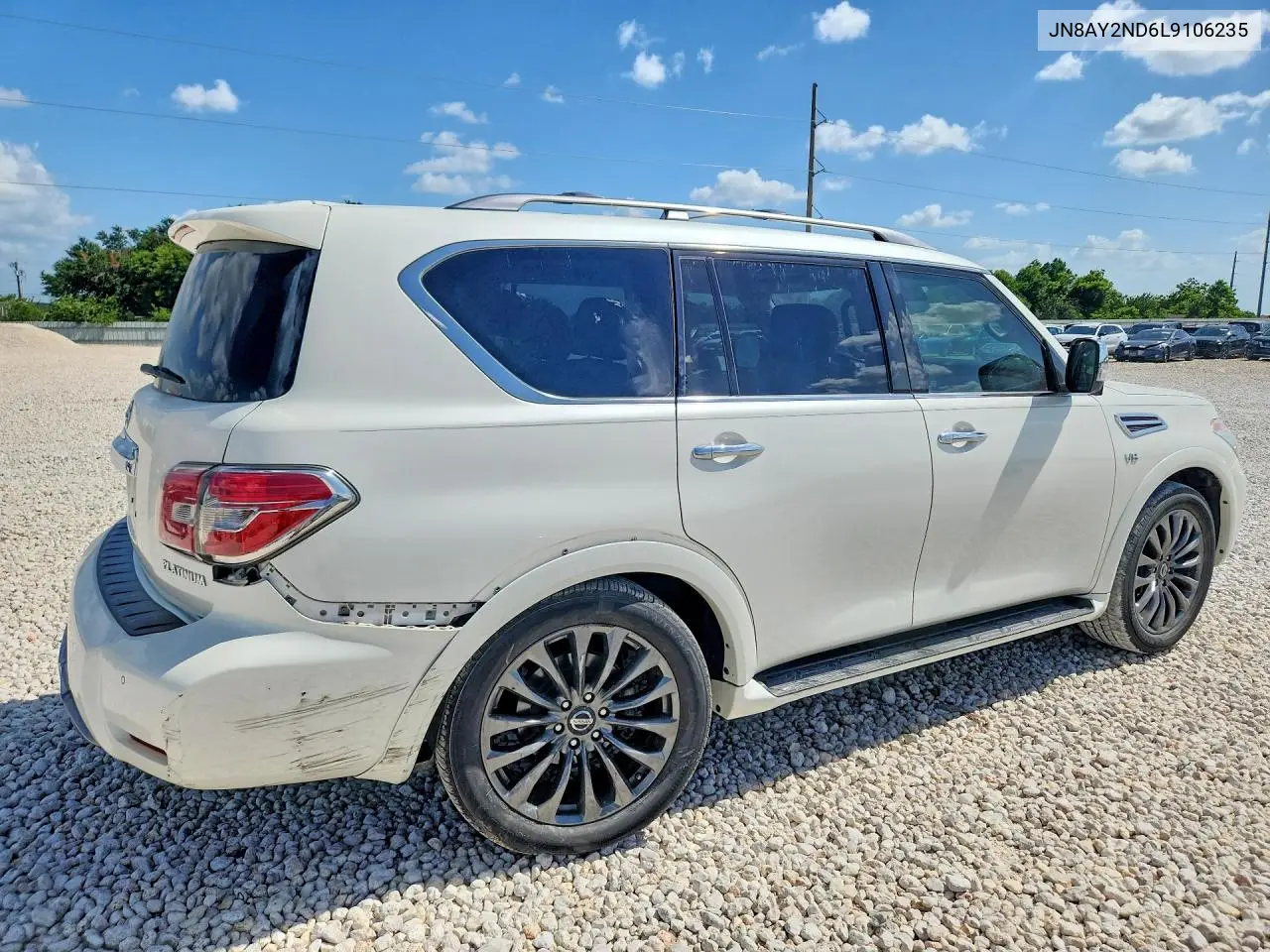 2020 Nissan Armada Platinum VIN: JN8AY2ND6L9106235 Lot: 59263196