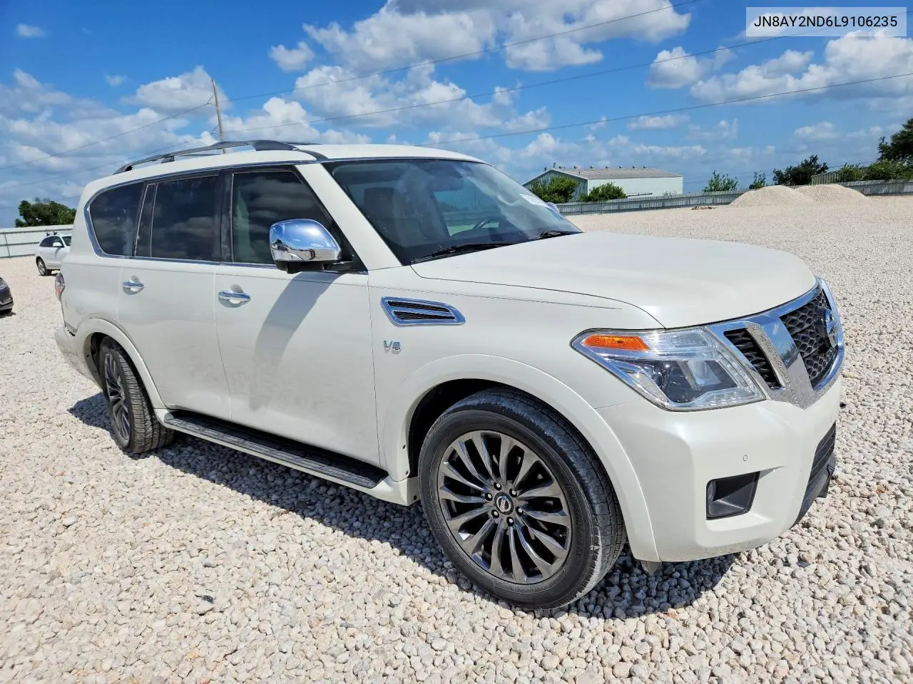 2020 Nissan Armada Platinum VIN: JN8AY2ND6L9106235 Lot: 59263196