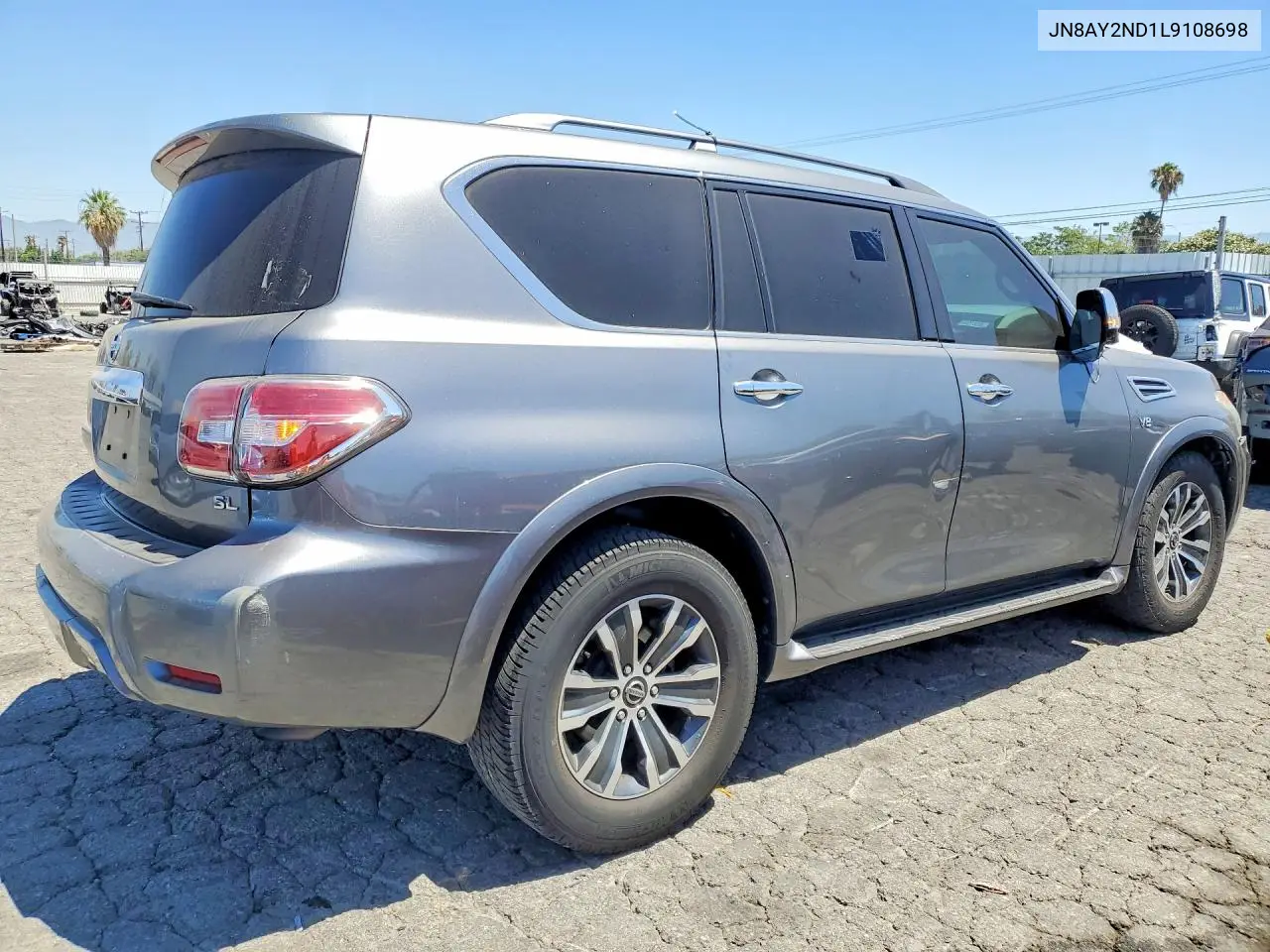 2020 Nissan Armada Sl VIN: JN8AY2ND1L9108698 Lot: 60265636