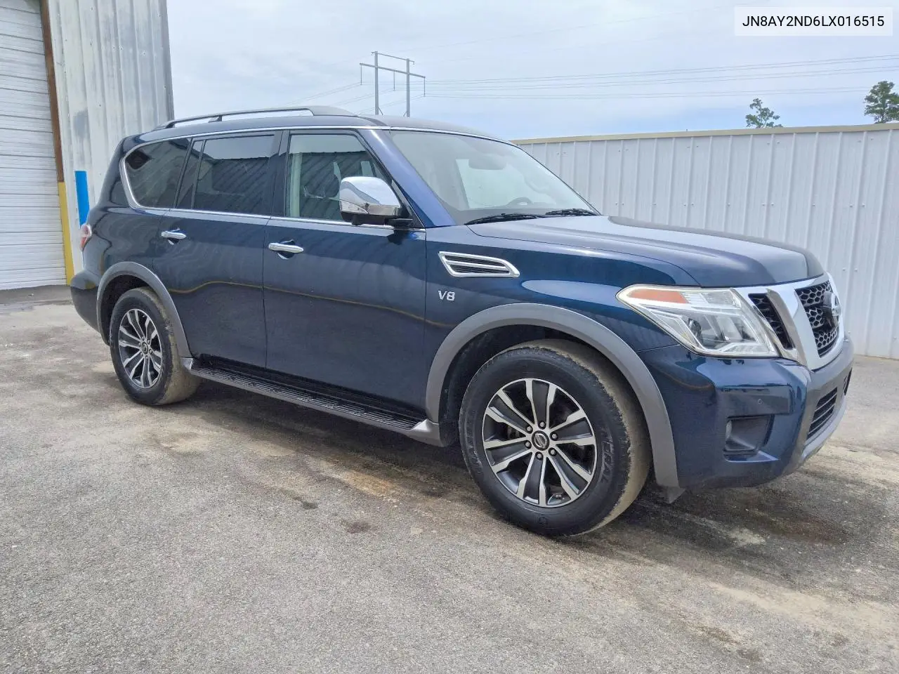 2020 Nissan Armada Sl VIN: JN8AY2ND6LX016515 Lot: 60625576