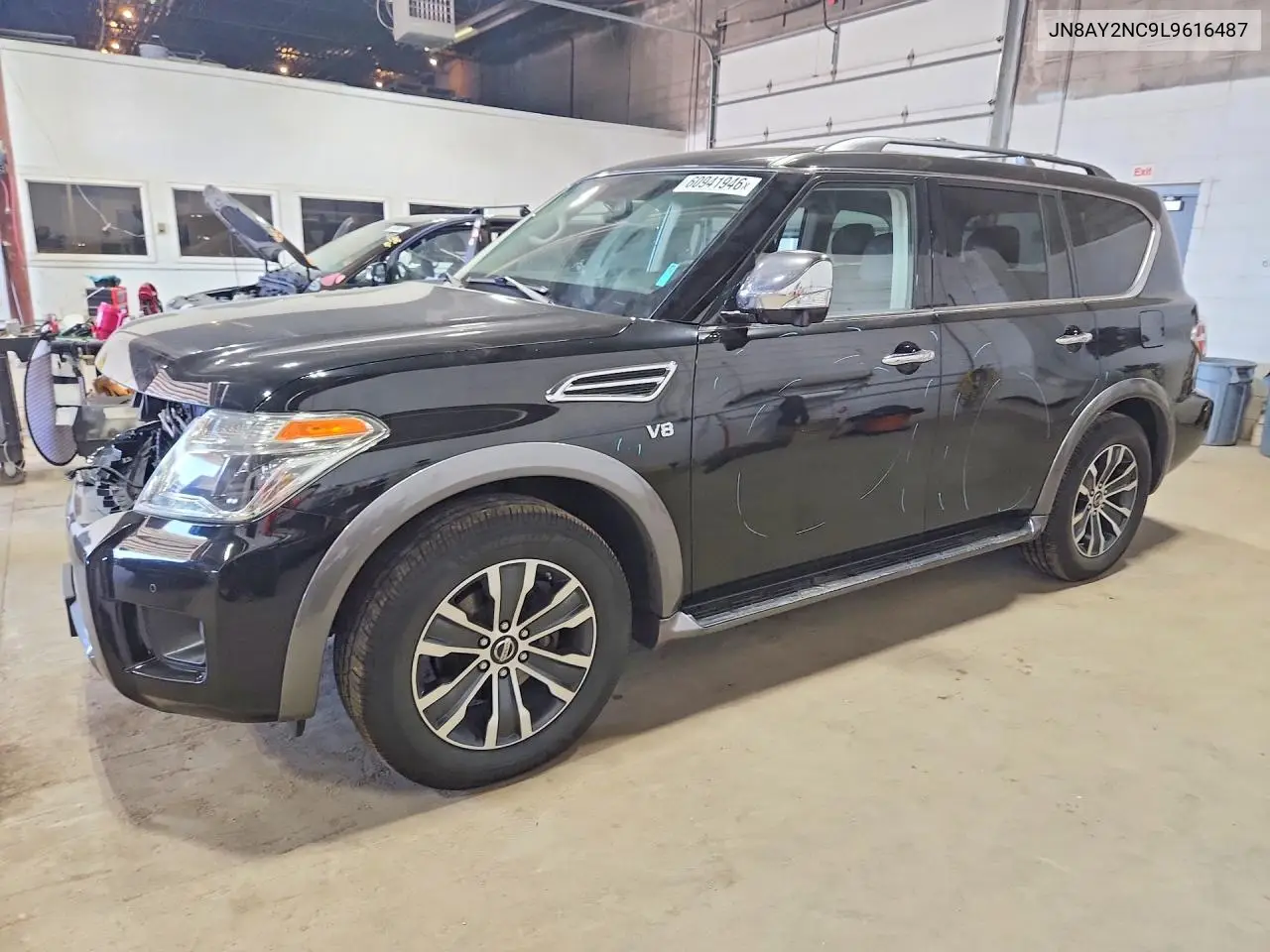 2020 Nissan Armada Sl VIN: JN8AY2NC9L9616487 Lot: 60941946