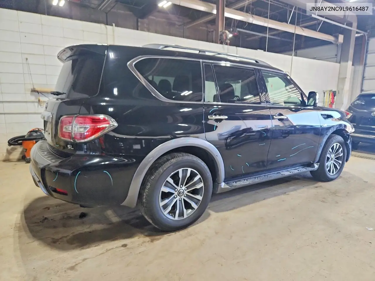 2020 Nissan Armada Sl VIN: JN8AY2NC9L9616487 Lot: 60941946