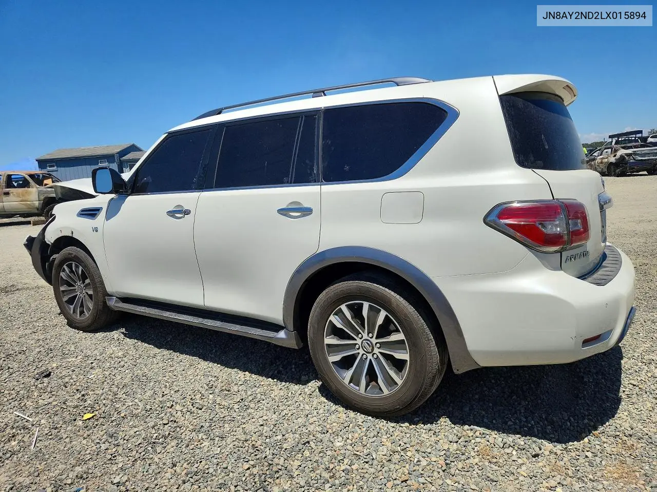 2020 Nissan Armada Sl VIN: JN8AY2ND2LX015894 Lot: 61066966