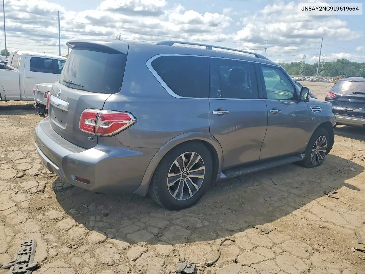 2020 Nissan Armada Sl VIN: JN8AY2NC9L9619664 Lot: 62215596