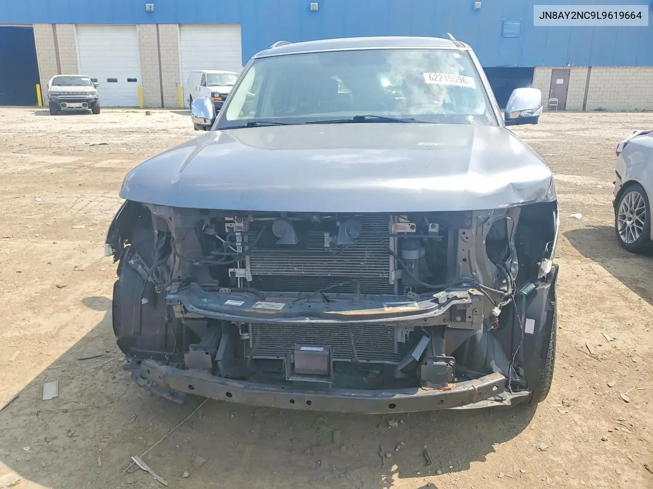 2020 Nissan Armada Sl VIN: JN8AY2NC9L9619664 Lot: 62215596