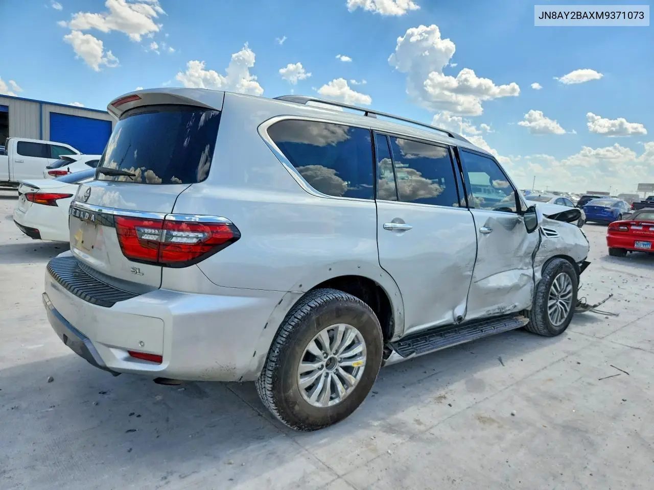 2021 Nissan Armada Sl VIN: JN8AY2BAXM9371073 Lot: 59742476
