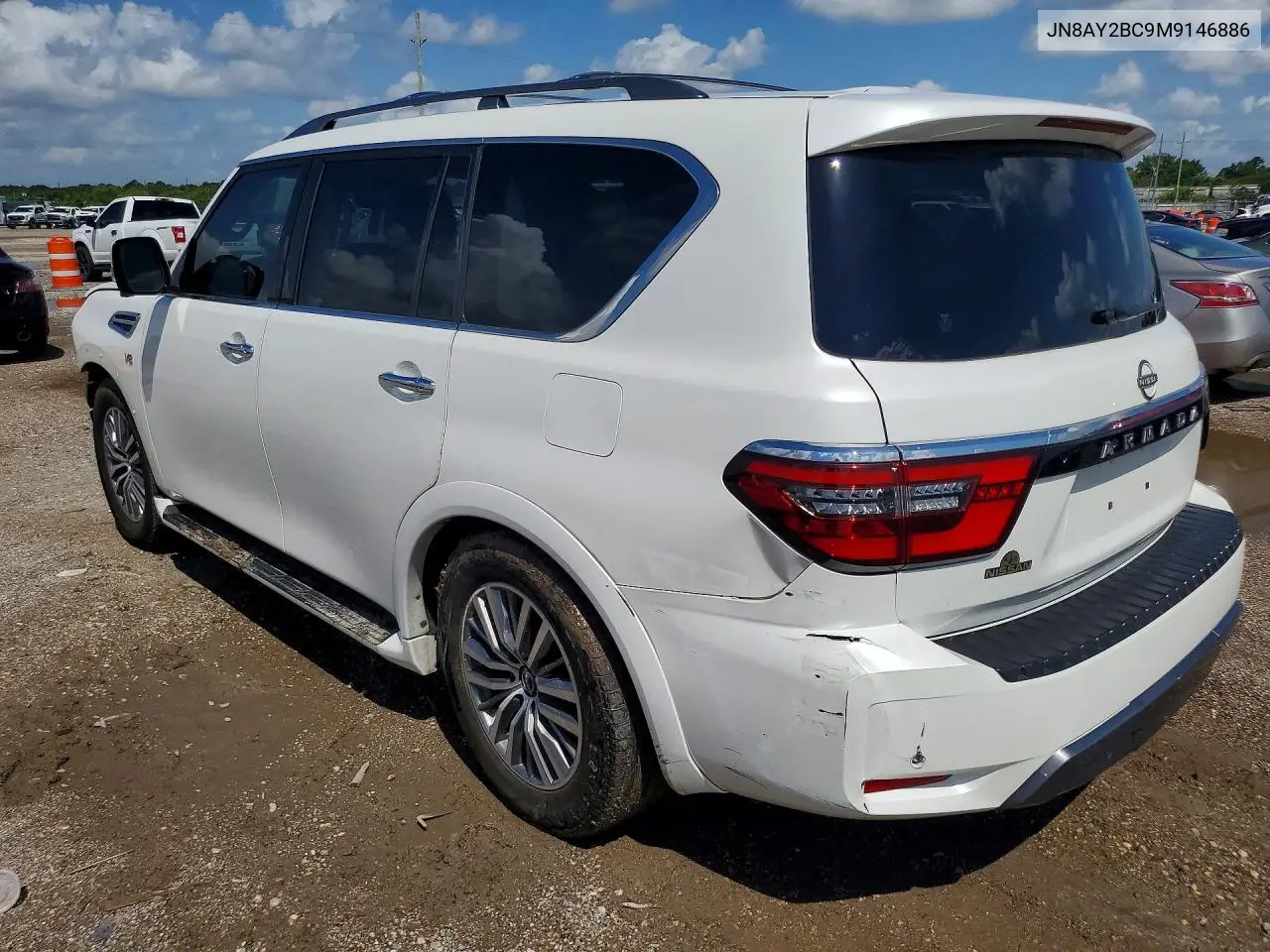 2021 Nissan Armada Sl VIN: JN8AY2BC9M9146886 Lot: 59973746