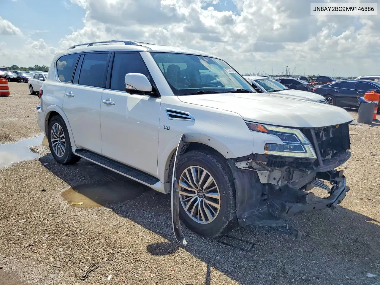 2021 Nissan Armada Sl VIN: JN8AY2BC9M9146886 Lot: 59973746
