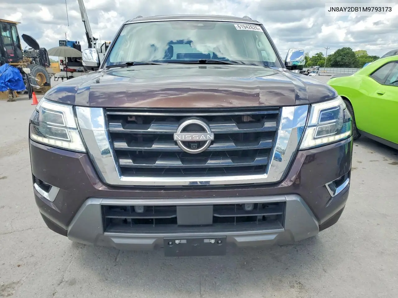 2021 Nissan Armada Platinum VIN: JN8AY2DB1M9793173 Lot: 61942626
