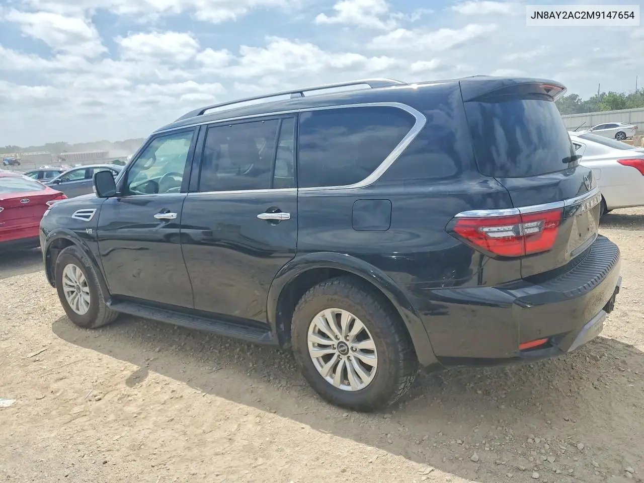 2021 Nissan Armada Sv VIN: JN8AY2AC2M9147654 Lot: 74515265