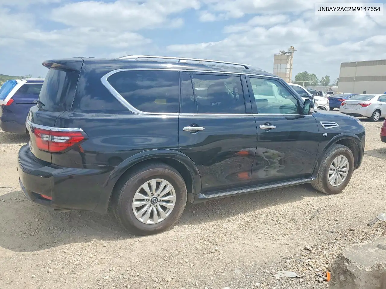 2021 Nissan Armada Sv VIN: JN8AY2AC2M9147654 Lot: 74515265