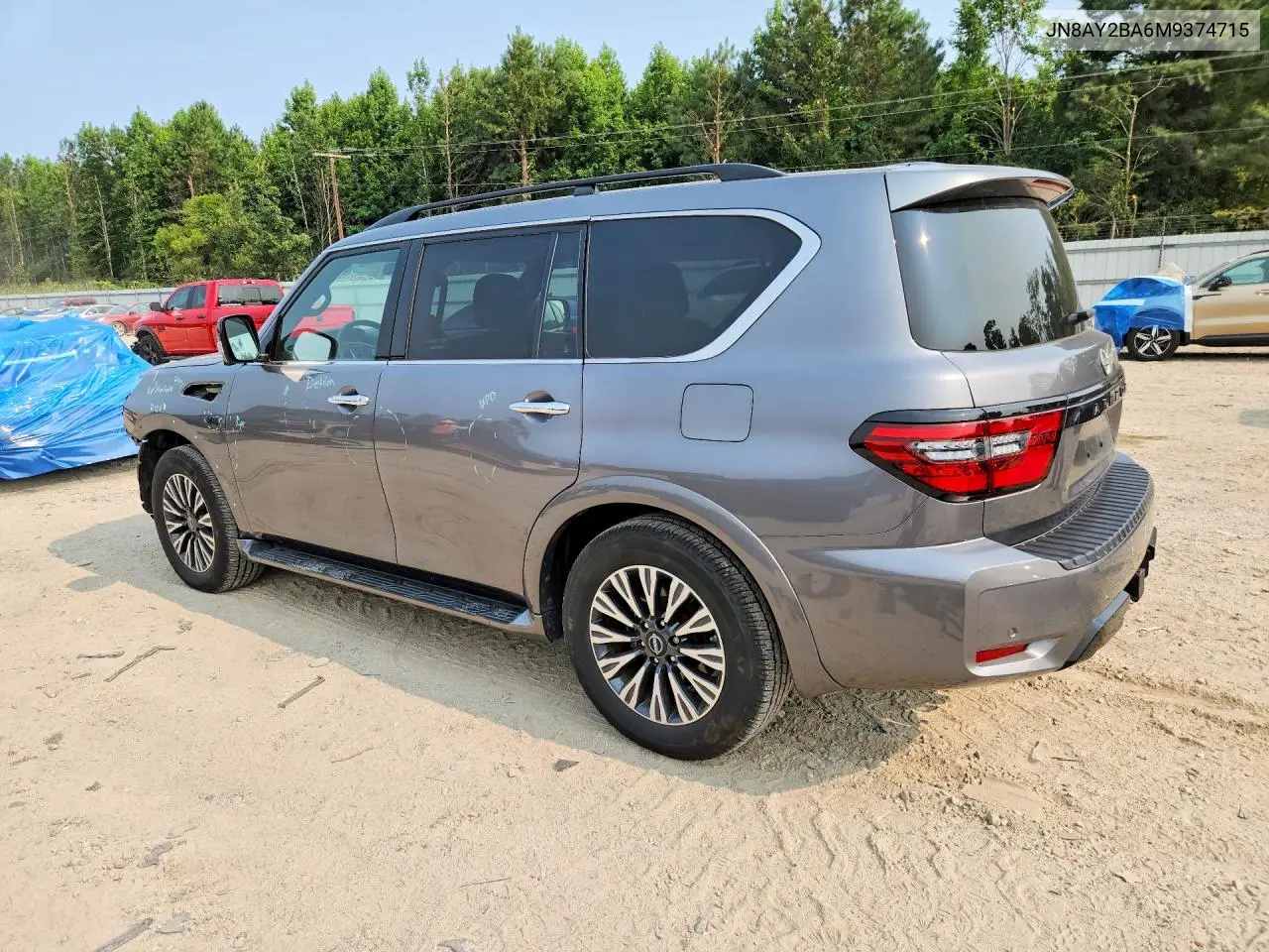 2021 Nissan Armada Sl VIN: JN8AY2BA6M9374715 Lot: 85963485