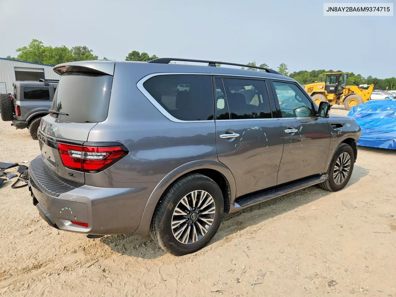 2021 Nissan Armada Sl VIN: JN8AY2BA6M9374715 Lot: 85963485
