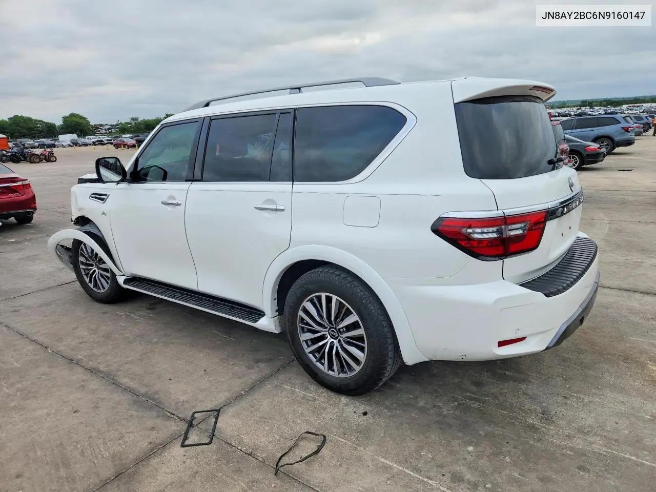 2022 Nissan Armada Sl VIN: JN8AY2BC6N9160147 Lot: 56659136