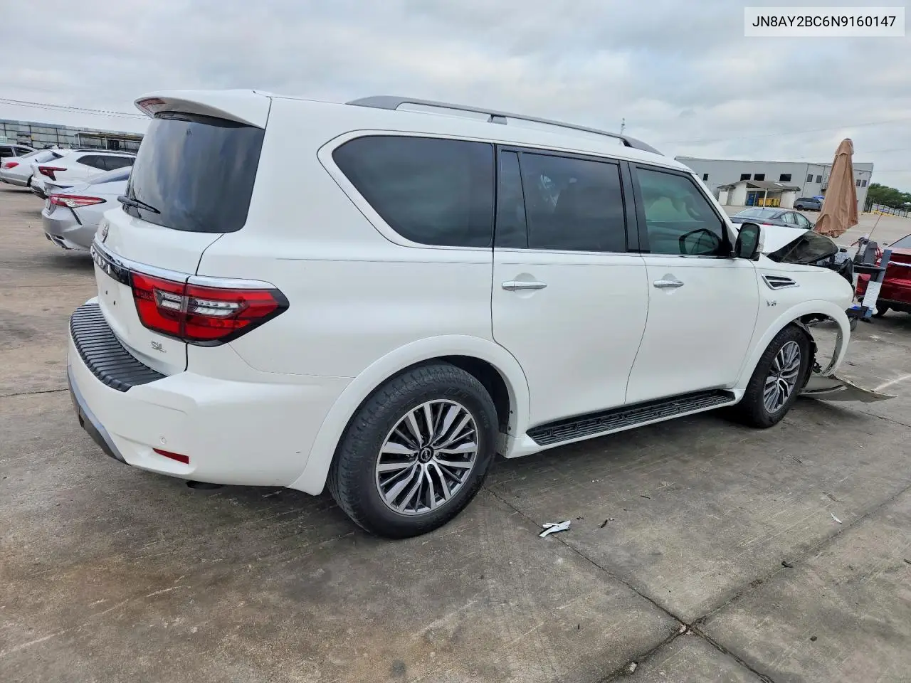 2022 Nissan Armada Sl VIN: JN8AY2BC6N9160147 Lot: 56659136