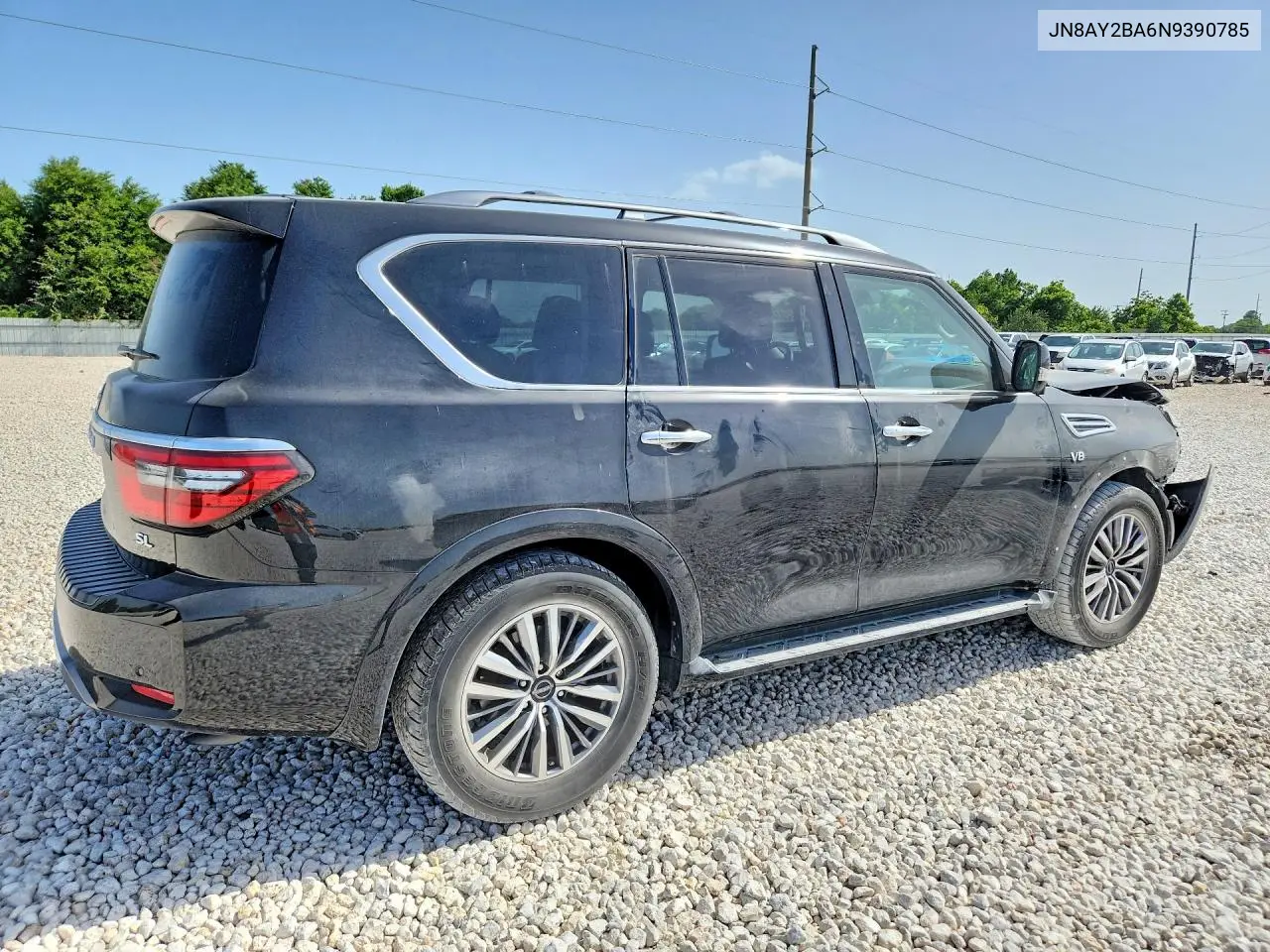 2022 Nissan Armada Sl VIN: JN8AY2BA6N9390785 Lot: 59297406