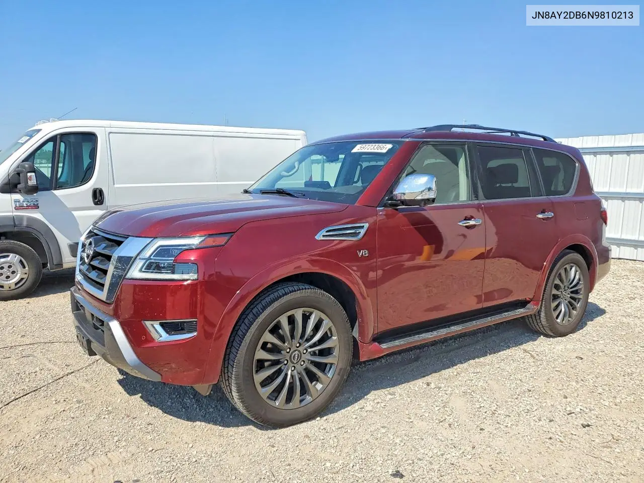 2022 Nissan Armada VIN: JN8AY2DB6N9810213 Lot: 59723366